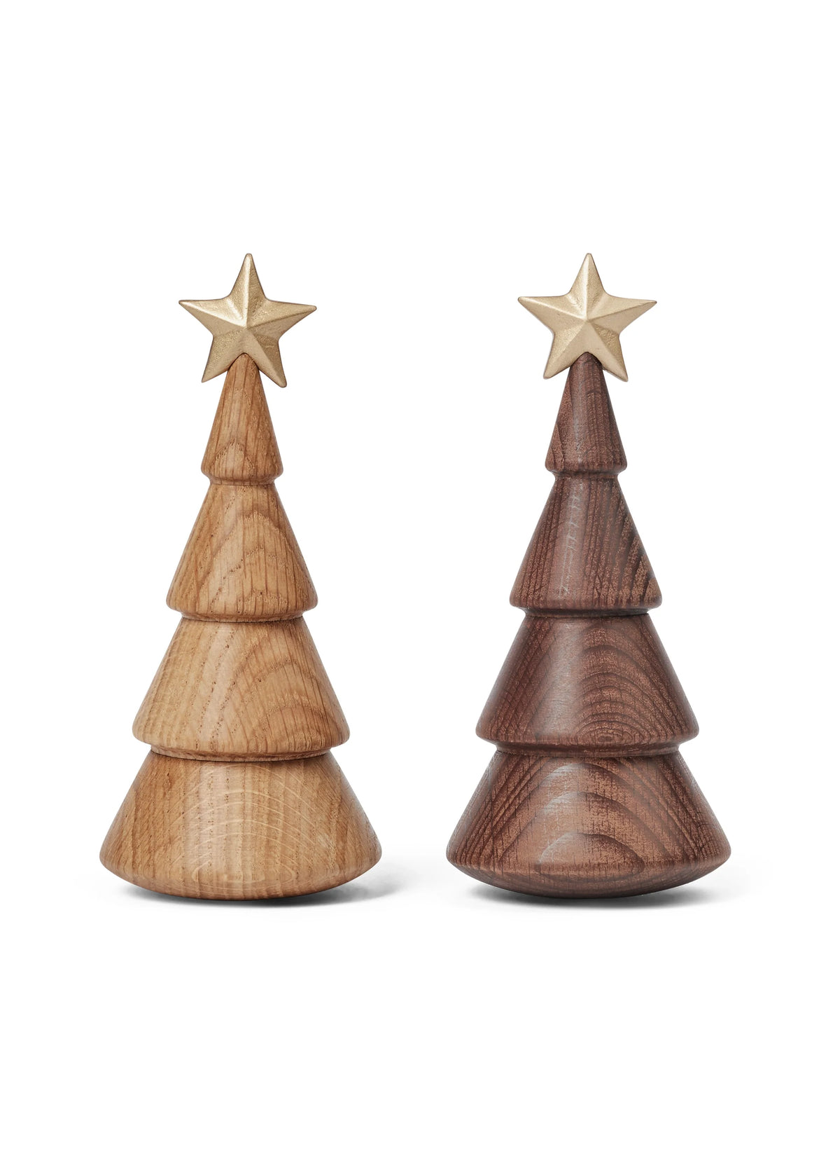 The Christmas Tree, oak, gold star